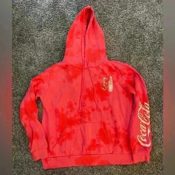 Coca-Cola Tie Dye Hoodie - Picture 1 of 2